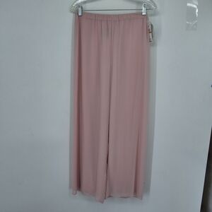 Alex Evenings SP NWT Blush Wide-Leg Palazzo Pants MSRP$85